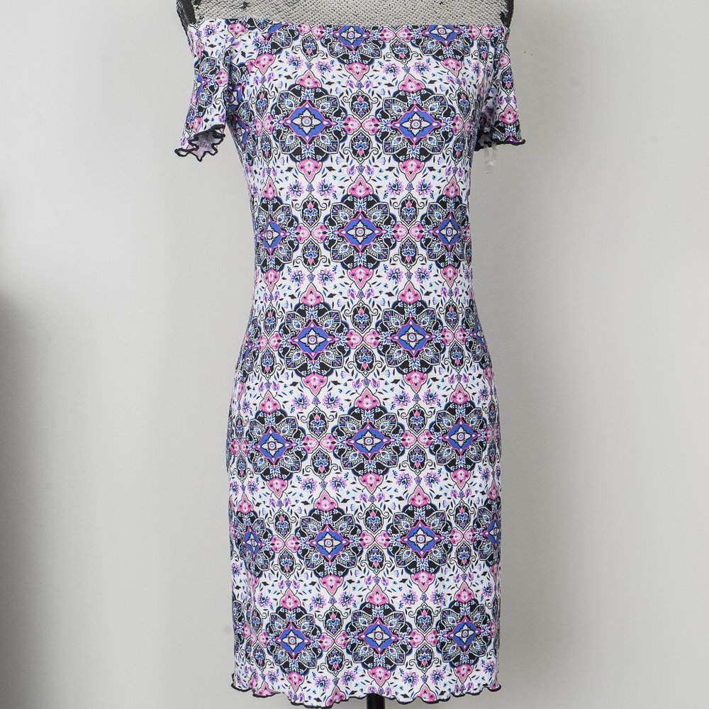 NWT Ultra Flirt  Off-The-Shoulder Mini Dress _ M